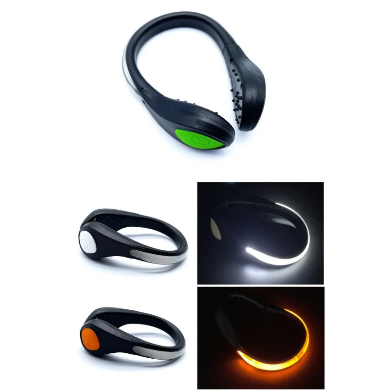 Cycling Gear And Equipment - 新しい発光シューズクリップライト LED安全警告灯 アウトドア夜間ランニングサイクリングスポーツギア用