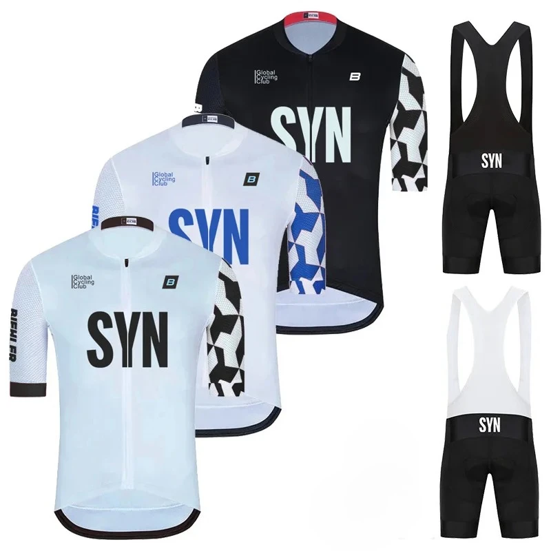 Cycling Gear Brands - 2025 SYN サマー半袖ジャージ 通気性 ロードバイクユニフォーム MTBシャツ
