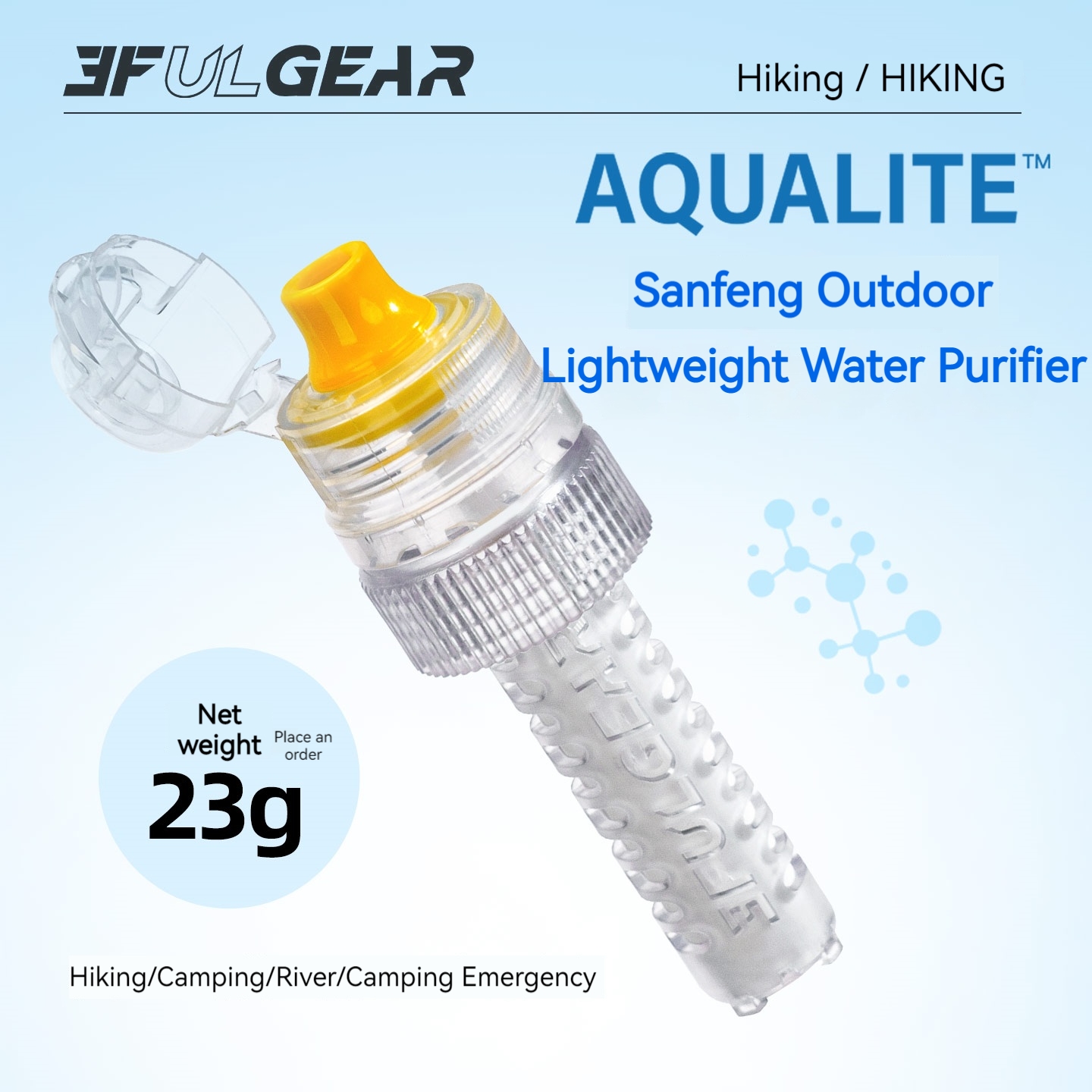 3F UL GEAR 超軽量浄水器 1.5L/m ポータブル - Cycling Gear And Equipment のレビューと価格