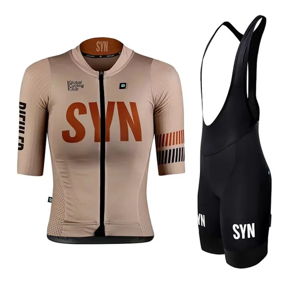 夏 SYN チームサイクリングセット女性シンジケート半袖ジャ - Cycling Gear Brands のレビューと価格
