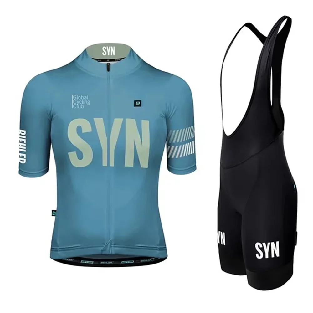 夏 SYN チームサイクリングセット女性シンジケート半袖ジャ - Cycling Gear Brands のレビューと価格