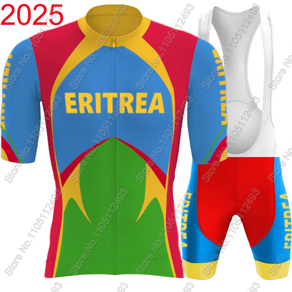 2025年エリトリア代表チームサイクリングジャージセット半袖 - Cycling Gear Brands のレビューと価格